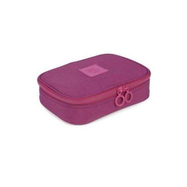 Imagem de Estojo Escolar Juvenil Texturizado 100 Lápis Crinkle Up4You, Pink