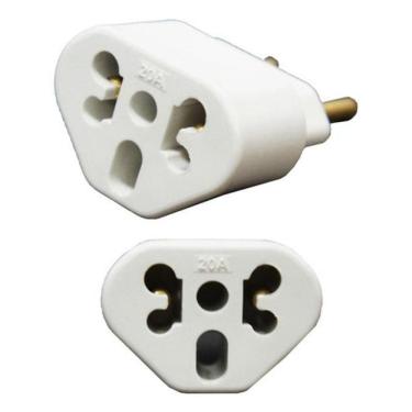 Imagem de Adaptador Tomada Plug Bob Love 10A 20A Até 250V Secador Top