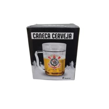 Imagem de Caneca gel cerveja 200ml - corinthians - Brasfoot Presentes