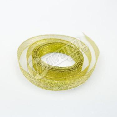 Imagem de Fita Sintetica C/ Brilho Dourado 10MMx2MT - LB