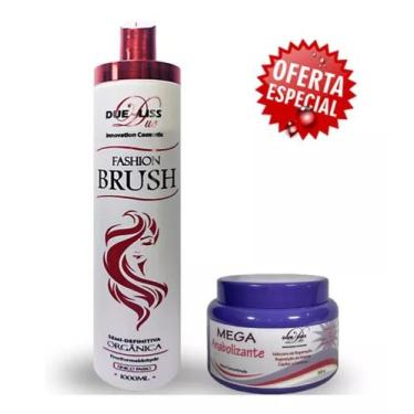 Imagem de Kit Selante Fashion Brush Dueliss + Mega Anabolizante 500g - Due Liss
