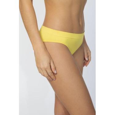 Imagem de Calcinha Básica Sem Costura Loba Lupo 40300, P, Amarelo