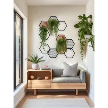 Imagem de Colmeia Neo Organizadora 10 Hexágonos - Casa Quentinha, MDF Ópera