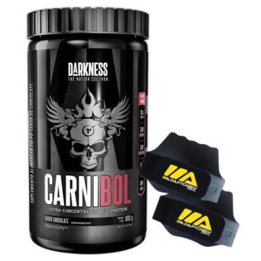 Imagem de Carnibol Isolado Hidro 900g Chocolate Luva Adaptogen Darknes - Darknes