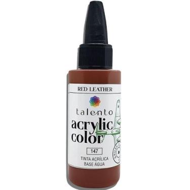 Imagem de Tinta Acrylic Modelismo 30ml 0147-red Leather - TALENTO