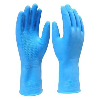 Imagem de Luva Latex Verniz Silver Azul Tam Xg Imbat