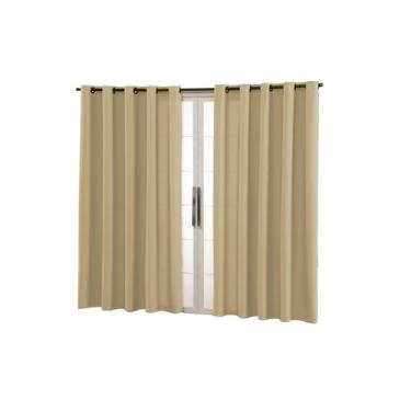 Imagem de Cortina Sala Oxford 3,00x2,20m Com Varão Incluso Para Quarto - Armazém