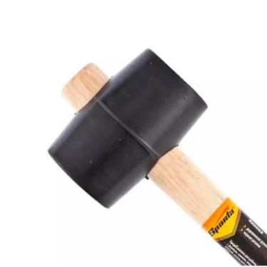 Imagem de Martelo de Borracha com Cabo de Madeira 50 MM 225 GR 1113055 SPARTA - 