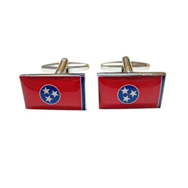 Imagem de Abotoaduras com a bandeira do estado do Tennessee da Kiola Designs