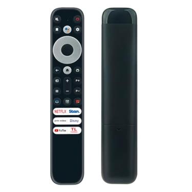 Imagem de RC902V FAR1 Controle remoto de voz de substituição compatível com TCL Mini-LED QLED Ultra HD 4K 8K Smart Google TV 43C635 65C835 75C835 55C835 75C635 65C635 55C635 50C635 85P735 75P735 5P735 65P735