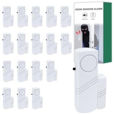 Imagem de HIIXHC Alarme de Porta e Janela, Alarmes de Porta de 90 Db para Segurança Infantil, Alarme de Roubo de Porta e Janela, Alarmes de Piscina de Janela para Casa, Apartamentos, Escritó (, )