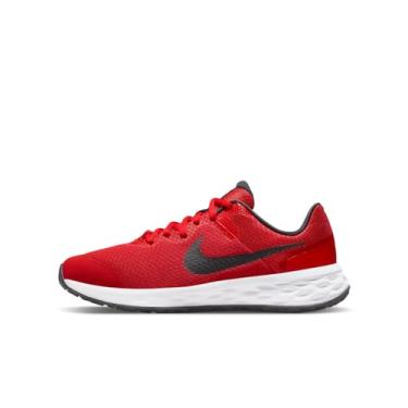 Imagem de Nike Revolution 6 infantil DD1094-003, Univ vermelho/branco/preto, 7 Big Kid