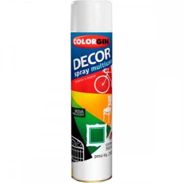 Imagem de Spray Colorgin Decor Bco.Fosco-8841, Branco