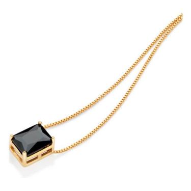 Imagem de Cordão Formado Por Corrente Veneziana Fio 0 532500 - Rommanel, Preto, 