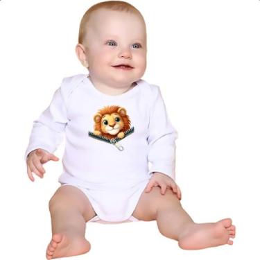 Imagem de Body intantil Leao no ziper - Alearts, GG