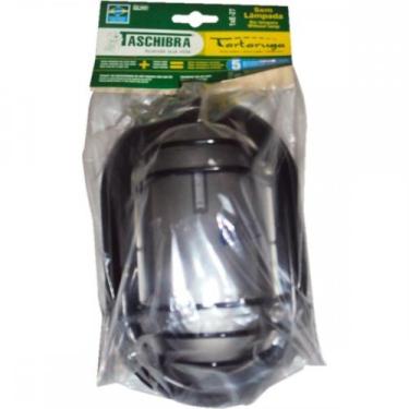 Imagem de Luminaria Tartaruga Pvc Viewlux Oval Preta 21Cm -02 - Taschibra, Preto