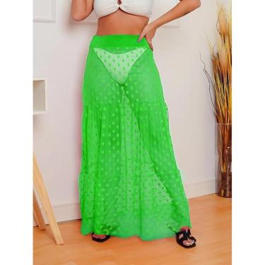 Imagem de Saia Saida Poá Praia Canga Tule-Feminino