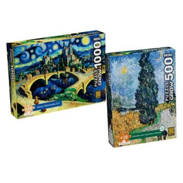 Imagem de Combo Mini Quebra-cabeças Noite Estrelada - Grow