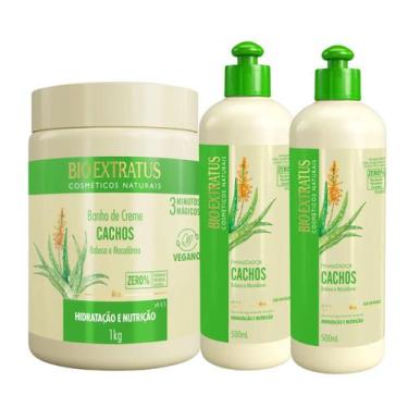 Imagem de Kit Cachos Bio Extratus (1L/Kg) Banho de Creme e Gelatina
