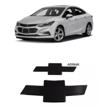 Imagem de Par De Adesivos Black Piano Com Resina Chevrolet Cruze 2017 - Resitank