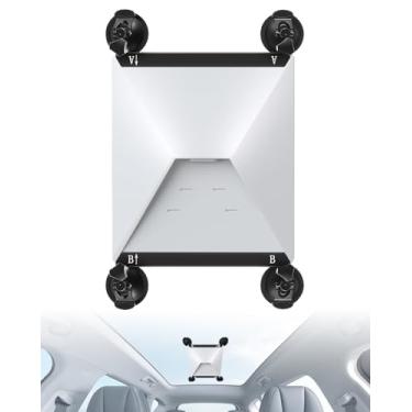 Imagem de Mini suporte Starlink - Mini acessórios Starlink - kit de montagem para janelas de carro e teto solar - suporte de carro com ventosas fortes e compartimentos duplos (alumínio)