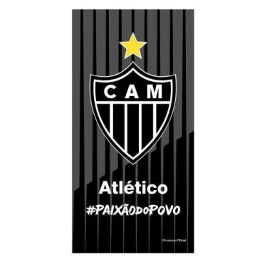 Imagem de Toalha Atlético Mineiro de Banho e Praia Veludo Times - Buettner