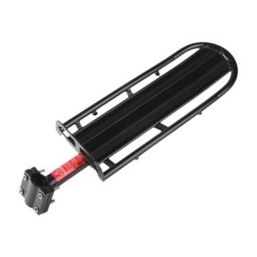 Imagem de Deevoka Bicicleta traseira traseira da traseira do banco portátil Metal Ajustável Bicicleta traseira rack de carga para acessórios de ciclismo de bicicleta de, Montagem Do Parafuso