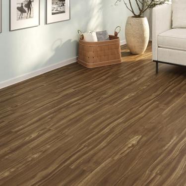 Imagem de Piso Vinílico Em Manta PVC 0,7mm Antiderrapante 10m² Imita Madeira Fosco 0,7MM Carvalho-Rústico