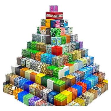 Imagem de Blocos Magnéticos Minecraft  64 Peças De Construção - Perfetto