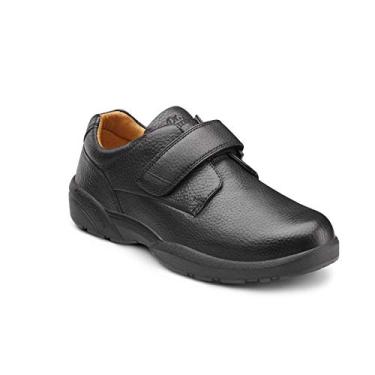 Imagem de DR. COMFORT William-X Duplo Depth Black Diabetic Casual Shoes 9,5 X-Wide, Preto, 44 EU X-Ancho