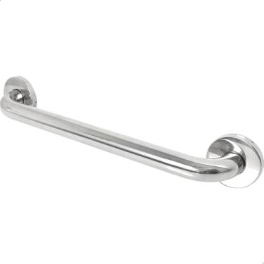 Imagem de Dona D Cor, Barra De Apoio Banheiro 40cm Inox 304 Alça De Segurança Para Idoso Deficiente Corrimão Reforçado Suporte Parede Barra De Acessibilidade Pcd Cadeirante