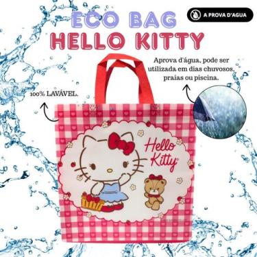 Imagem de Eco Bag Sanrio Hello Kitty Sacola Grande para Compras e Mais