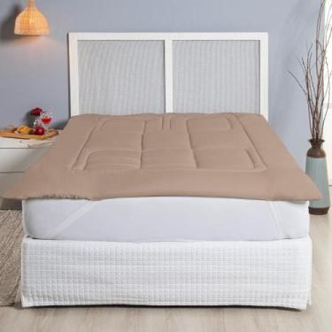 Imagem de Pillow Top 400 Fios King Extra Macio Protetor de Colchão - Camaria, Be