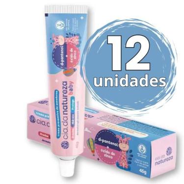 Imagem de Creme Pomada Assaduras Cia Da Natureza Baby 12 Unidades de 45g