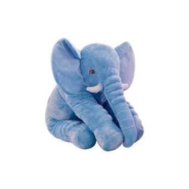 Imagem de Almofada Elefante Pelúcia 60cm Travesseiro Bebê Antialérgico - Toy Kin