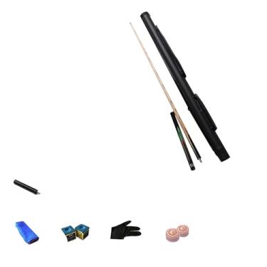 Imagem de Taco de Bilhar Profissional, Feito com Madeira Durável e Design Exclusivo para Jogadores de Alta Performance (Tacos de bilhar e acessórios+ barril de tacos, 11.5mm)