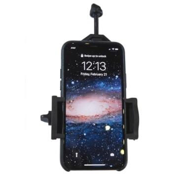 Imagem de Oberwerk Adaptador digital universal para smartphone – binóculo, telescópio, telescópio, telescópio e suporte monocular para telefone | Capture fotos e vídeos através de sua ótica | Fixa-se à maioria