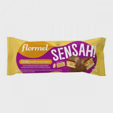 Imagem de Chocolate flormel sensah amendoim zero açúcar 30G