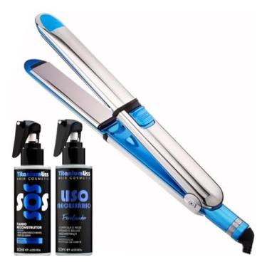Imagem de Prancha Chapinha De Cabelo 465F + 02 Protetor Térmico Titanium Liss