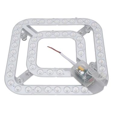 Imagem de Substituição de Luz de Teto, 24W 2100LM 3 Temperaturas de Cor LED Painel Luz de Teto, Candelabro, Lanterna, Lâmpada de Parede, Ventilador, Pés Magnéticos, PC Alumínio