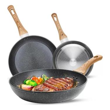 Imagem de Frigideira Antiaderente Fogão Cooktop Indução Gás Universal - THIKA, P