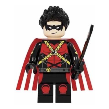 Imagem de Boneco Blocos De Montar Menino Robin Batman