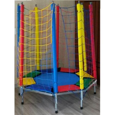 Imagem de Cama Elástica Infantil Pula Pula Trampolim 1,40 - 1,44 Metros
