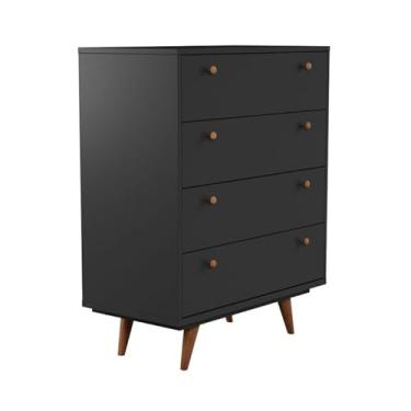 Imagem de Cômoda Anchieta 4 GV Preta