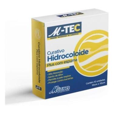 Imagem de Curativo Hidrocoloide C/ Espuma M-tec 10x10 Missner