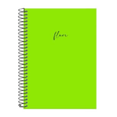 Imagem de Caderno Colegial Feminino Solid Fluor Verde 20 Matérias