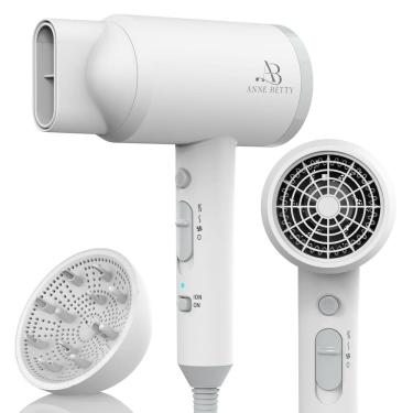Imagem de Secador de cabelo ANNE BETTY Ionic 1800W com difusor (3 configurações)