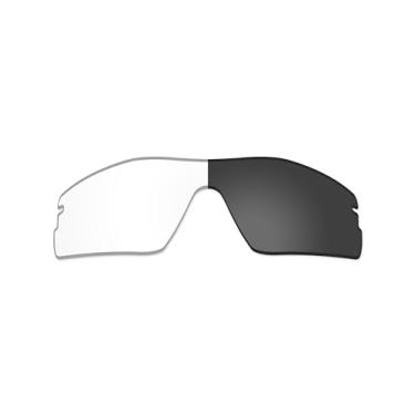 Imagem de Vonxyz Lentes | Peça de reposição de nariz para óculos de sol Oakley Radar Pitch - Várias opções, Ativado fotocrômico preto transparente, 0