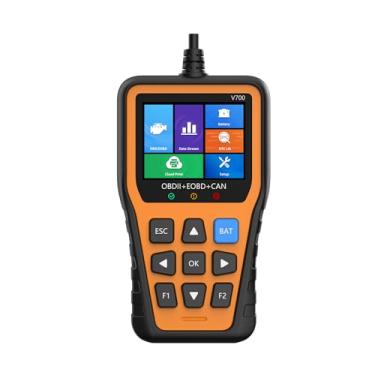 Imagem de Scanner OBD2 – Ferramenta fixa de diagnóstico de carro com testador de bateria leitor de código de carro que pode imprimir dados na nuvem, lê e limpa códigos de erro do motor para todos os OBD