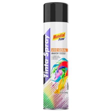 Imagem de Tinta Spray 400ml Preto Fosco AE01000103 MUNDIAL PRIME - 001085